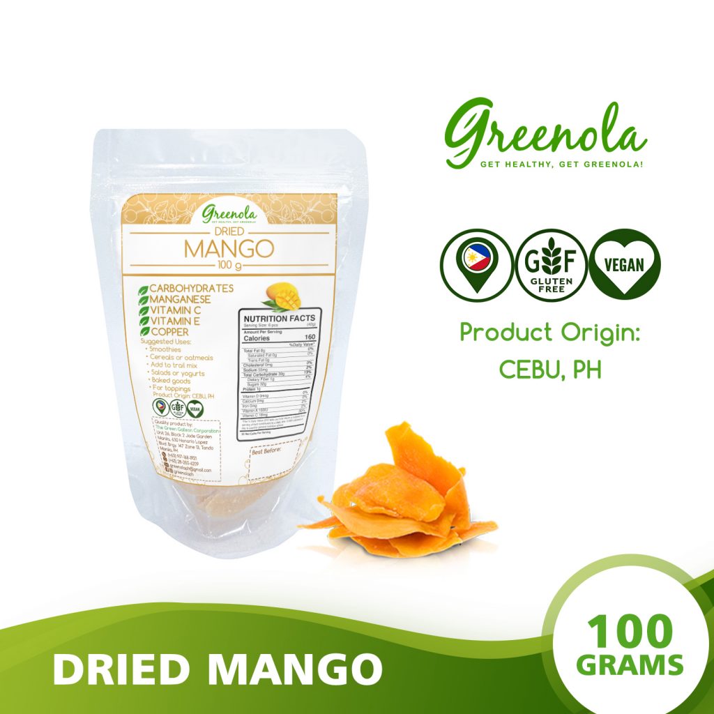 Greenola Mango (Dried, without fiber) 100g Greenola