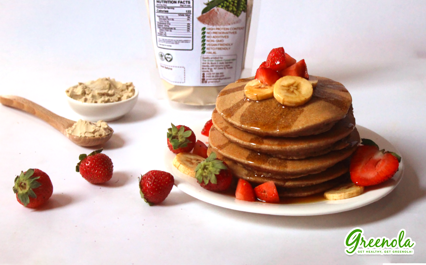 Pea protein pancakes