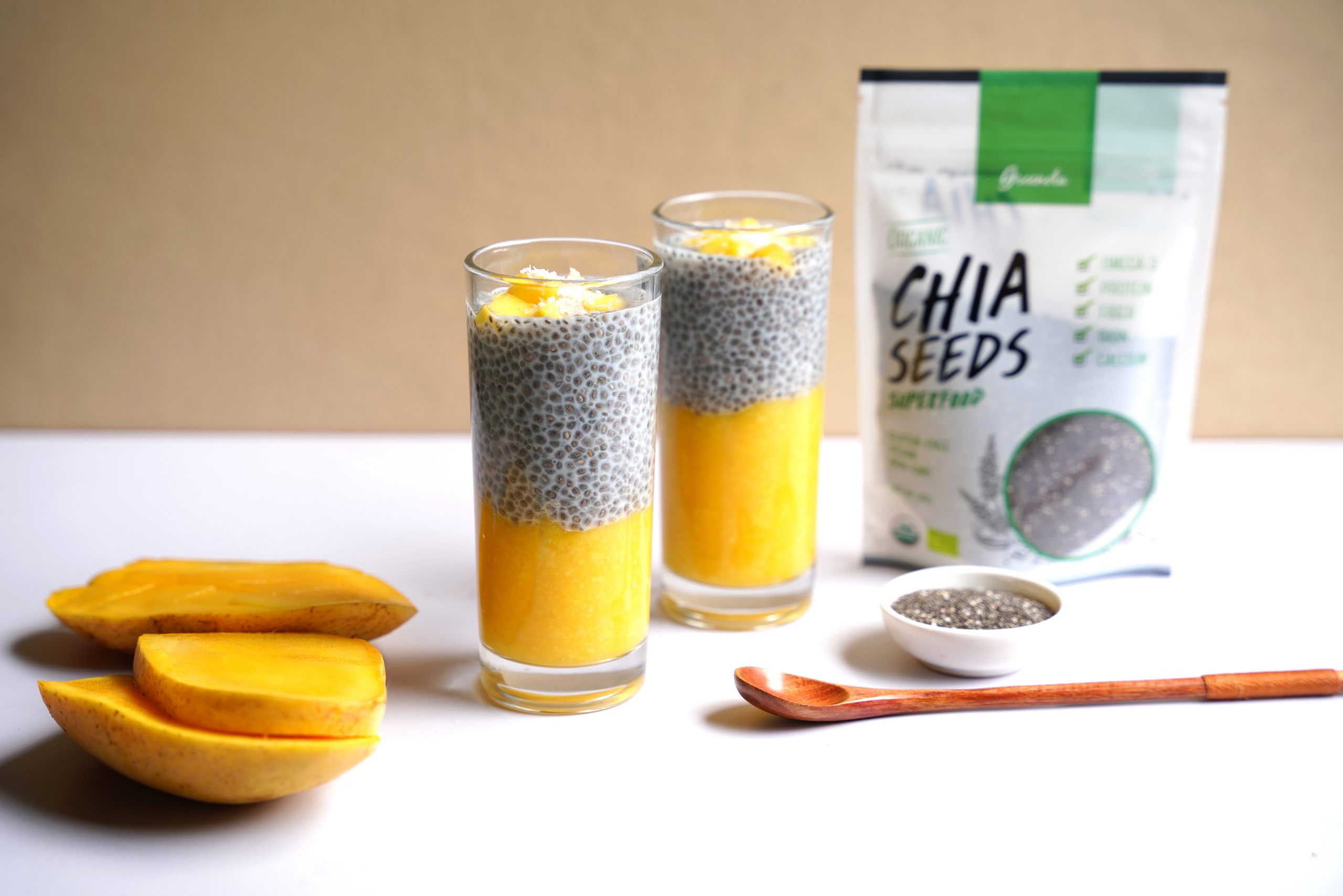 Tropical Mango Chia Pudding